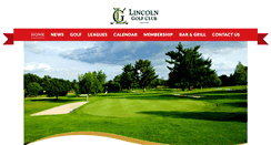Desktop Screenshot of lincolngolfcourse.com