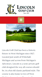 Mobile Screenshot of lincolngolfcourse.com